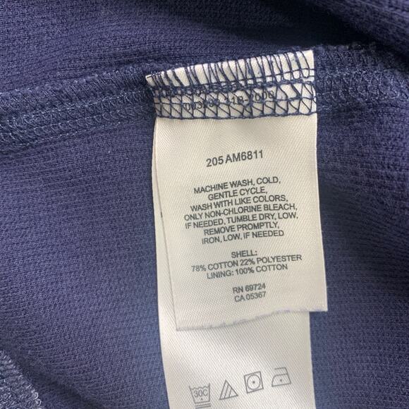 Columbia Sweatshirt Mens XL Extra Large Navy Vertex Half Zip Cotton Blend - Picture 5 of 10